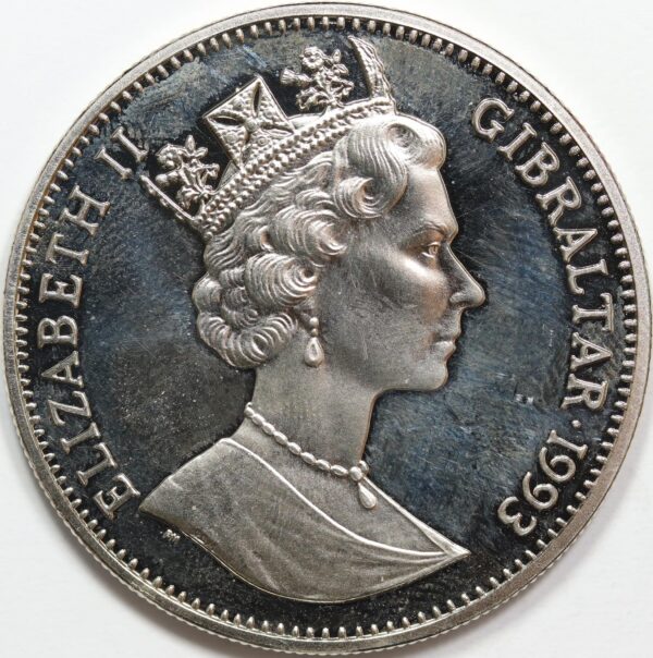 GIBRALTAR 1993 EUROTUNNEL Silver Proof GC192