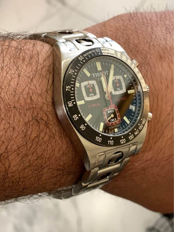 Αντρικο Quartz Vintage Tissot PRS 516 χρονογράφος 40mm, κρύσταλλο ζαφείρι, αδιάβροχο. - Image 5