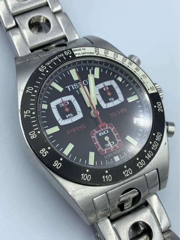Αντρικο Quartz Vintage Tissot PRS 516 χρονογράφος 40mm, κρύσταλλο ζαφείρι, αδιάβροχο.