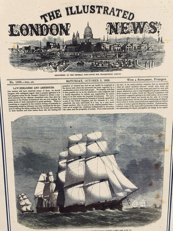 Γκραβουρα 1869 - The Illustrated London News (Διάσταση 42x52cm) - Image 3