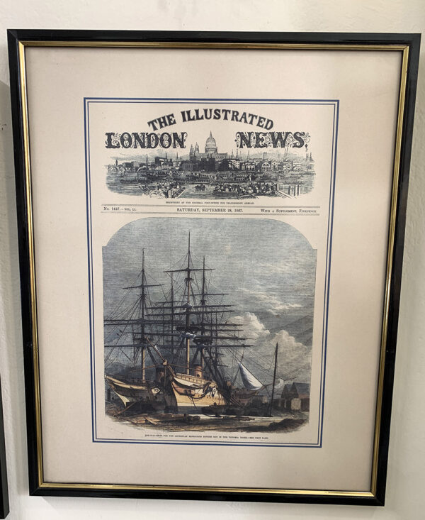 Γκραβουρα 1867 - The Illustrated London News (Διάσταση 42x52cm)