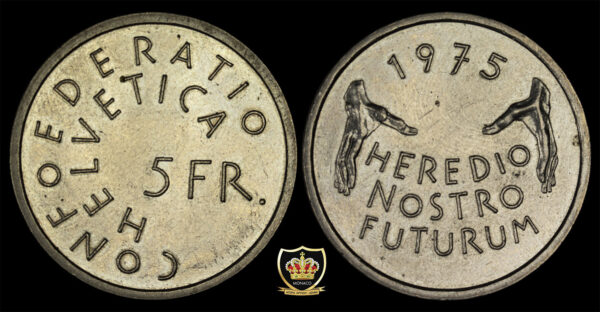 5 Francs 1975 Switzerland