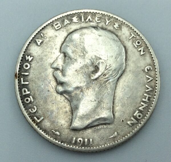 Greece 2 Drachmai 1911 GB246