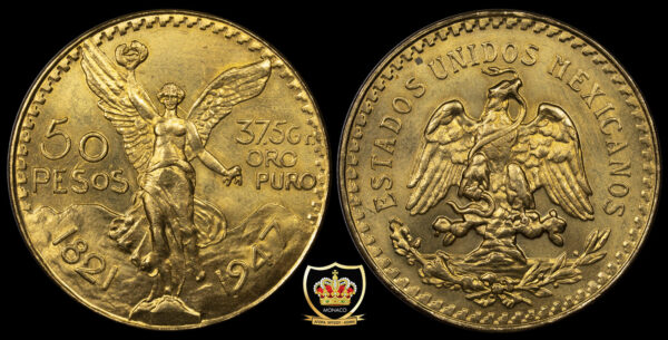 1947 50 Pesos Mexico UNC