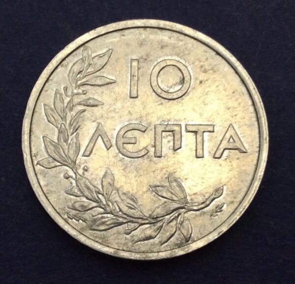 Greece 10 Lepta 1922 GC255