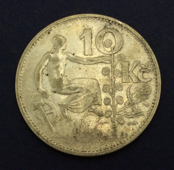 Czechoslovakia 10 Korun 1932 Silver Coin GB267