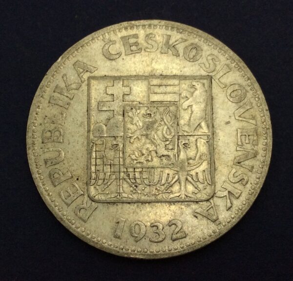 Czechoslovakia 10 Korun 1932 Silver Coin GB267 - Image 2