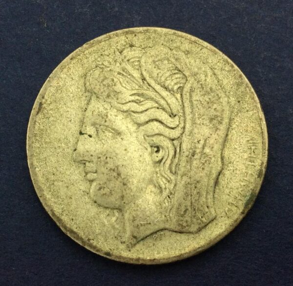 Greece 10 Drachmai 1930 Silver Coin GC280