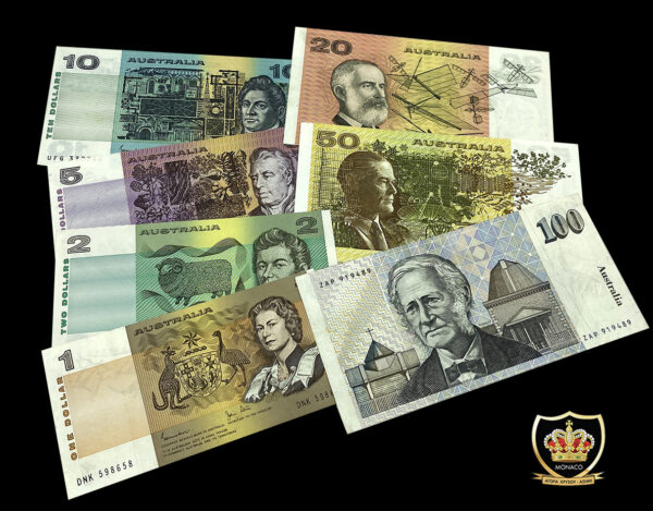 Australia 7 x Banknotes (XF-UNC) PG