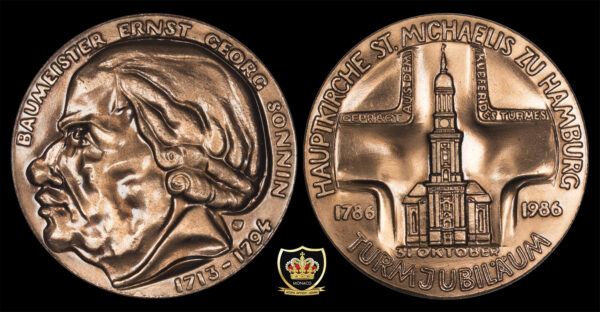 1986 Medal - St. Michaelis zu Hamburg