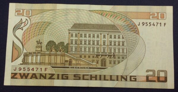 Austria 20 Schilling 1986 F724537 GB640 - Image 2