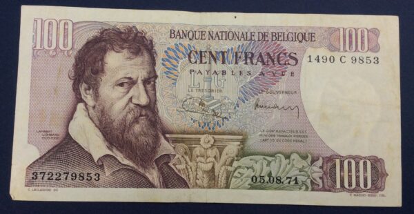 Belgium 100 Francs 1962 GB644