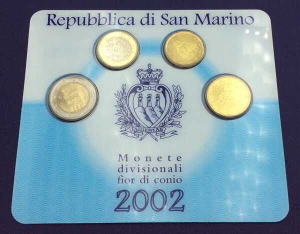 San Marino 2002 Blister 4 Coins