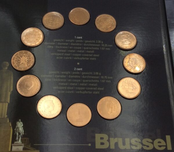 Belgium 2002 Official Blister 12 X 1Cent and 12 X 2Cents - Image 3
