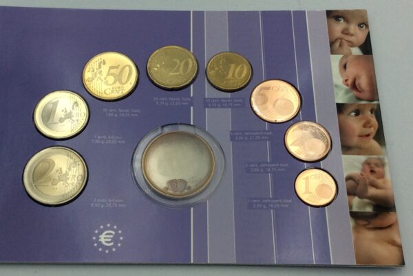 Netherland 2002 Euro Set Baby Gift - Image 3
