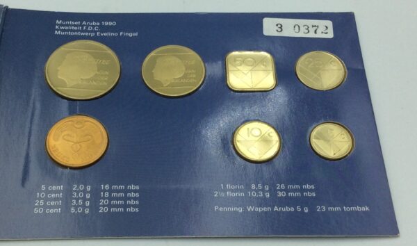Aruba 1990 Set Coin + 1 Aruba Token - Image 2