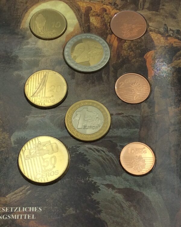 Switzerland 2003 Euro Essai Set Coins