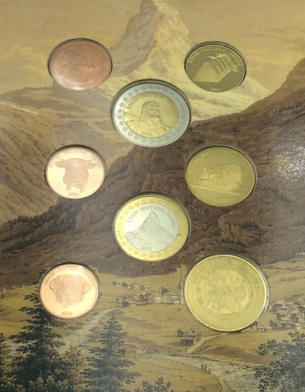 Switzerland 2003 Euro Essai Set Coins - Image 2