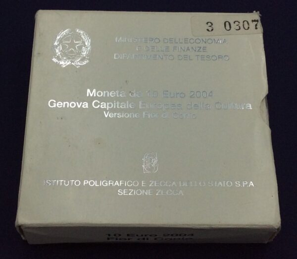 Moneta da 10 Euro 2004 Versione Fior di Conio - Image 2