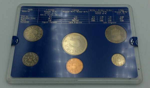 Swedish Coin Set 1983 Svenska Mynt - Image 2