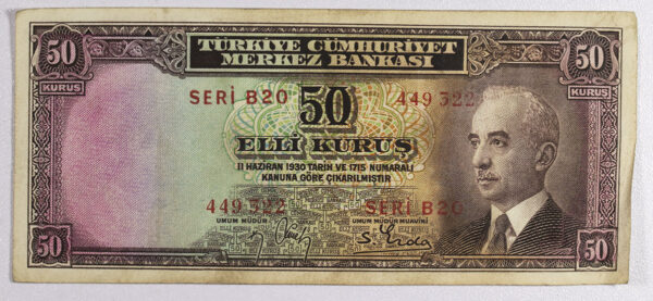 1930 50 KURUS TURKEY - PGB2