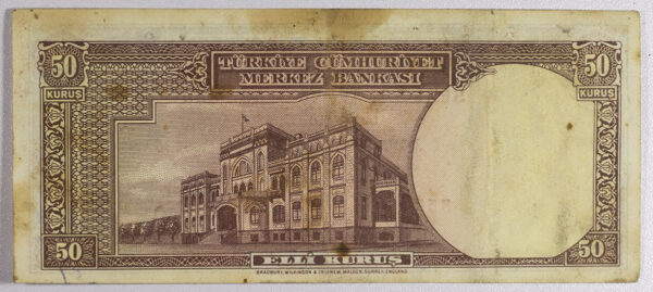 1930 50 KURUS TURKEY - PGB2b - Image 2