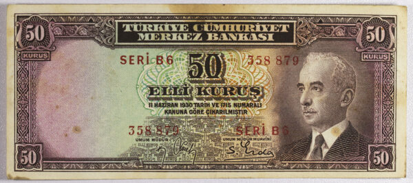 1930 50 KURUS TURKEY - PGB2c