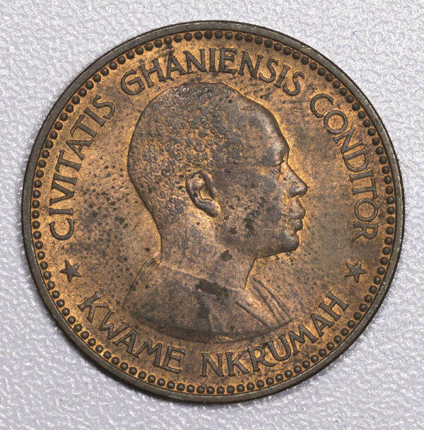 1 Penny Ghana UNC (Red Brown) PGC24 - Image 2