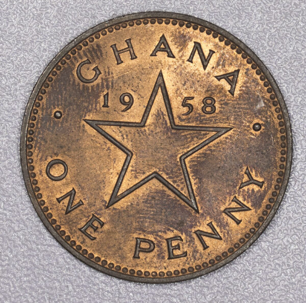 1 Penny Ghana UNC (Red Brown) PGC24