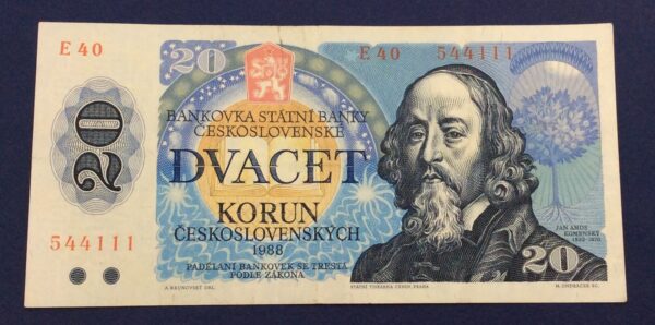 Czechoslovakia 20 Korun 1988 GBA14