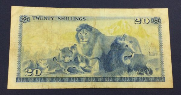 Kenya 20 Schillings 1974 GBA18 - Image 2