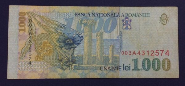 Romania 1000 Lei 1998 GBA29 - Image 2