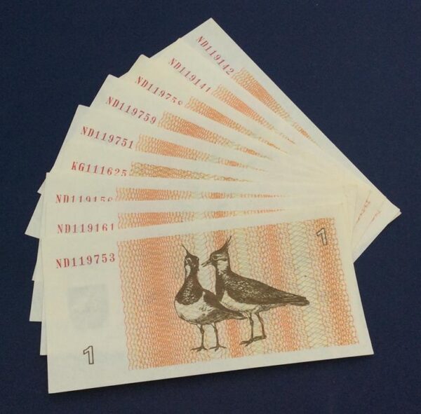 Lithuania 1 Talonas 1992 UNC GBA34