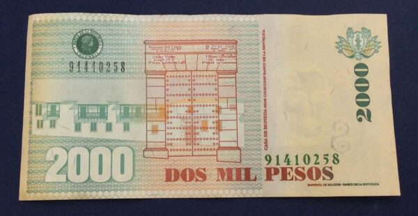 Colombia 2000 Pesos 2006 No.91410258 GBA36