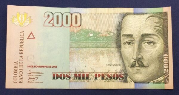 Colombia 2000 Pesos 2006 No.91410258 GBA36 - Image 2