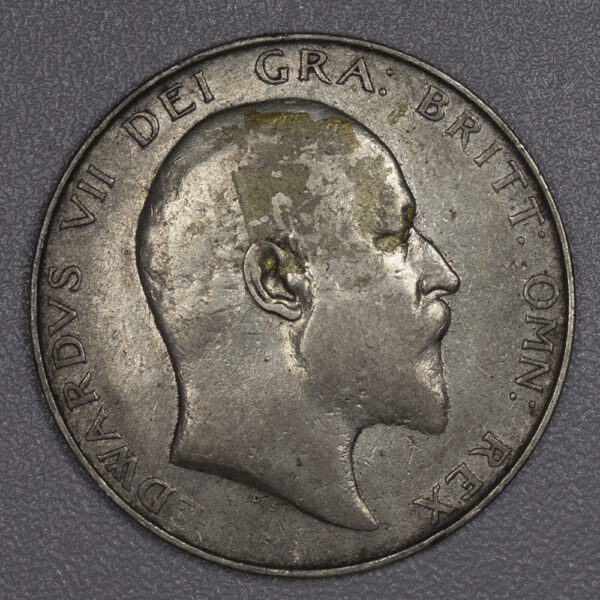 1910 HALF CROWN SILVER ENGLAND PGC28
