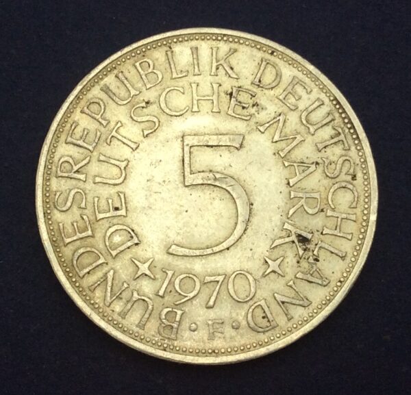 Germany 5 Marks 1970F GCA25