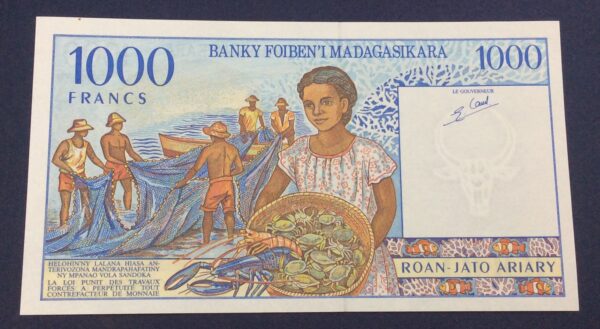Madagascar 1000 Francs 1994 GBA1 - Image 2