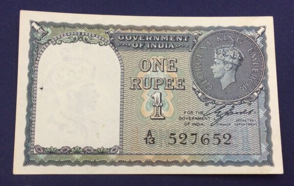 India 1 Rupees 1940 GBA3