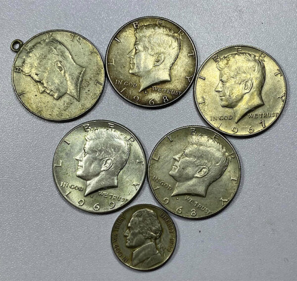 USA 15 Silver Coin Lot PGC - Image 8