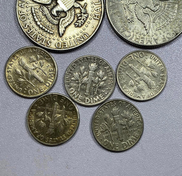 USA 15 Silver Coin Lot PGC - Image 4