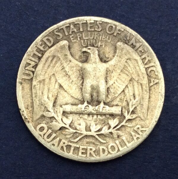USA Quarter Dollar 1945 Silver Coin GC324 - Image 2
