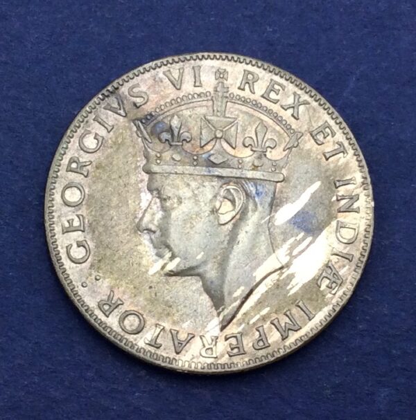 East Africa 1 Shilling 1941 Silver Coin GC349