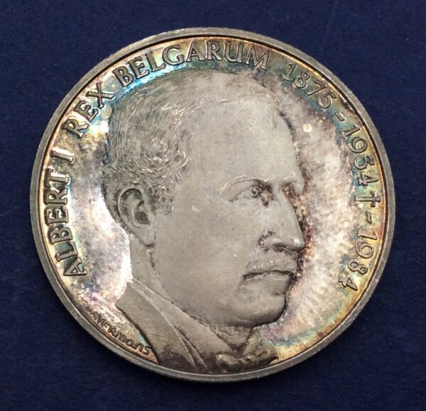 Albert 1 Rex Belgarum 1984 Silver Medal GC356