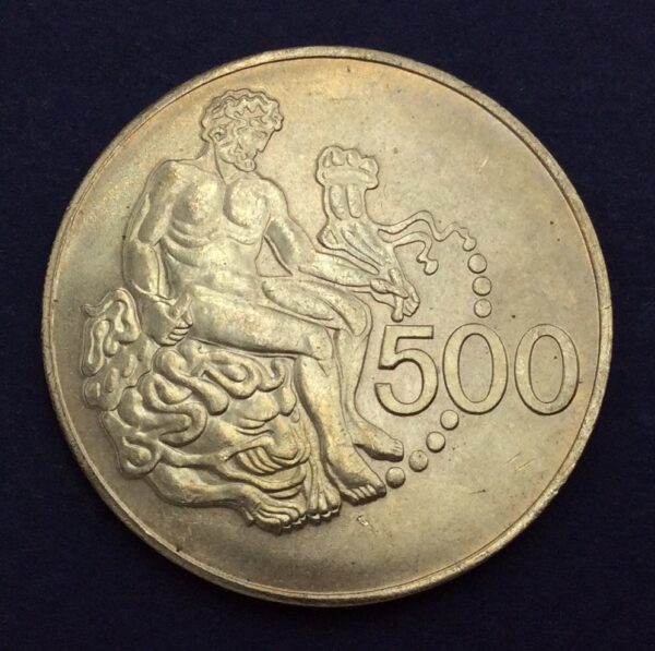 Cyprus 500 Mills 1975 Coin GC359