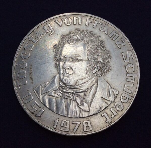 Austria 50 Schilling 1974 Silver Coin GC366
