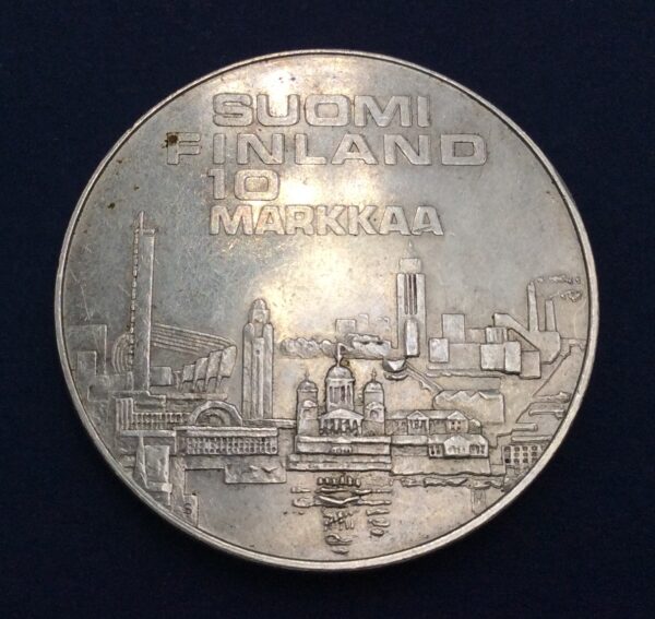 Finland 10 Markkaa 1971 Silver Coin GC367 - Image 2