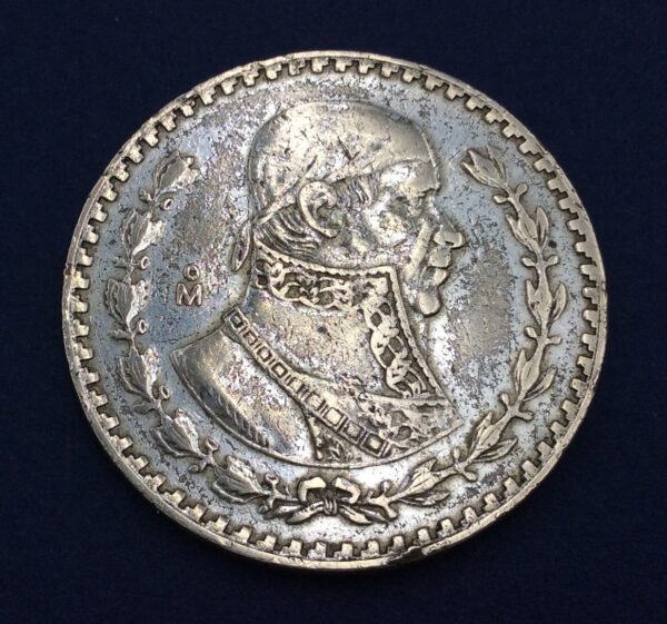 Mexico 1 Peso 1960 Silver Coin GC368