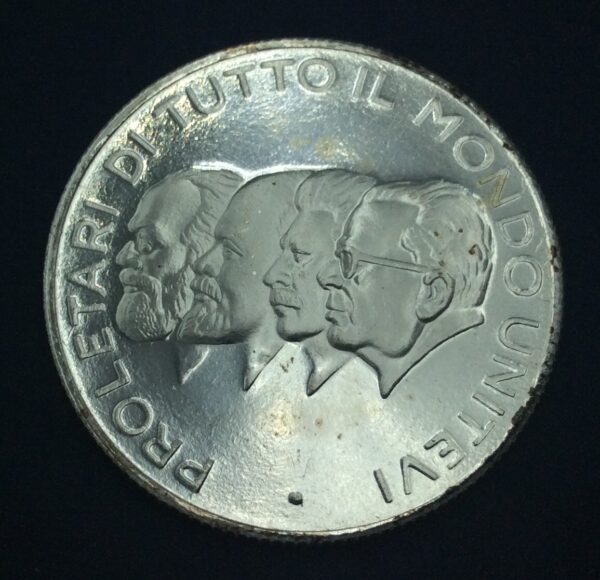 Proletari Di Tutto il Mondo Unitevi Proof Silver Medal GC389