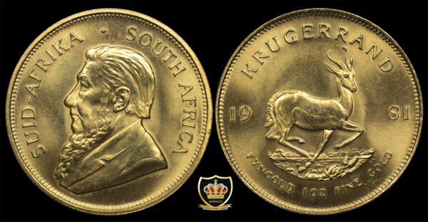 1981 Krugerand (1 oz Pure Gold) BU